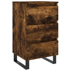 vidaXL Nachttisch Räuchereiche 40x35x69 cm Holzwerkstoff