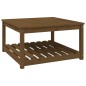 vidaXL Gartentisch Honigbraun 82,5x82,5x45 cm Massivholz Kiefer vidaXL Gartentisch Honigbraun 82,5x82,5x45 cm Massivholz Kiefer