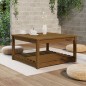 vidaXL Gartentisch Honigbraun 82,5x82,5x45 cm Massivholz Kiefer vidaXL Gartentisch Honigbraun 82,5x82,5x45 cm Massivholz Kiefer