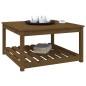 vidaXL Gartentisch Honigbraun 82,5x82,5x45 cm Massivholz Kiefer vidaXL Gartentisch Honigbraun 82,5x82,5x45 cm Massivholz Kiefer