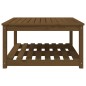 vidaXL Gartentisch Honigbraun 82,5x82,5x45 cm Massivholz Kiefer vidaXL Gartentisch Honigbraun 82,5x82,5x45 cm Massivholz Kiefer