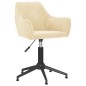 vidaXL Esszimmerstühle 2 Stk. Drehbar Creme Samt vidaXL Esszimmerstühle 2 Stk. Drehbar Creme Samt