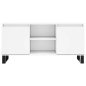 vidaXL TV-Schrank Weiß 104x35x50 cm Holzwerkstoff vidaXL TV-Schrank Weiß 104x35x50 cm Holzwerkstoff