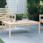 vidaXL Gartentisch 121x82,5x45 cm Massivholz Kiefer vidaXL Gartentisch 121x82,5x45 cm Massivholz Kiefer