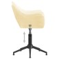 vidaXL Esszimmerstühle 2 Stk. Drehbar Creme Samt vidaXL Esszimmerstühle 2 Stk. Drehbar Creme Samt