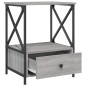vidaXL Nachttisch Grau Sonoma 50x41x65 cm Holzwerkstoff vidaXL Nachttisch Grau Sonoma 50x41x65 cm Holzwerkstoff
