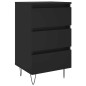 vidaXL Nachttisch Schwarz 40x35x69 cm Holzwerkstoff vidaXL Nachttisch Schwarz 40x35x69 cm Holzwerkstoff