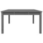 vidaXL Gartentisch Grau 121x82,5x45 cm Massivholz Kiefer vidaXL Gartentisch Grau 121x82,5x45 cm Massivholz Kiefer