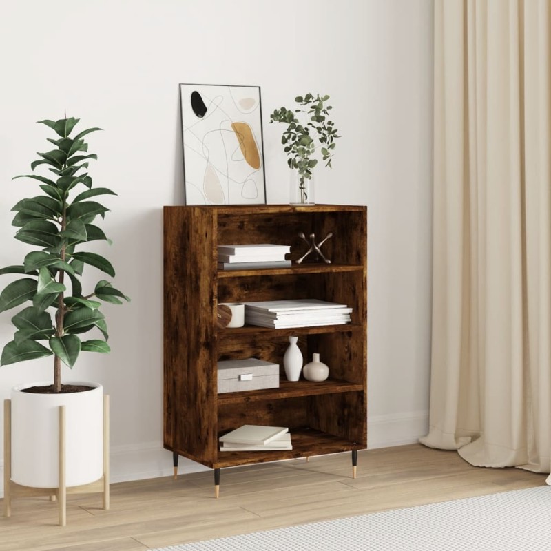 vidaXL Highboard Räuchereiche 57x35x90 cm Holzwerkstoff vidaXL Highboard Räuchereiche 57x35x90 cm Holzwerkstoff