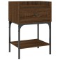 vidaXL Nachttisch Braun Eichen-Optik 40,5x31x60 cm Holzwerkstoff vidaXL Nachttisch Braun Eichen-Optik 40,5x31x60 cm Holzwerkstoff