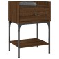 vidaXL Nachttisch Braun Eichen-Optik 40,5x31x60 cm Holzwerkstoff vidaXL Nachttisch Braun Eichen-Optik 40,5x31x60 cm Holzwerkstoff