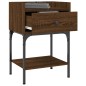 vidaXL Nachttisch Braun Eichen-Optik 40,5x31x60 cm Holzwerkstoff vidaXL Nachttisch Braun Eichen-Optik 40,5x31x60 cm Holzwerkstoff