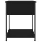 vidaXL Nachttisch Schwarz 44x45x58 cm Holzwerkstoff vidaXL Nachttisch Schwarz 44x45x58 cm Holzwerkstoff