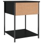 vidaXL Nachttisch Schwarz 44x45x58 cm Holzwerkstoff vidaXL Nachttisch Schwarz 44x45x58 cm Holzwerkstoff