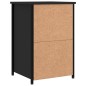 vidaXL Nachttisch Schwarz 40x36x60 cm Holzwerkstoff vidaXL Nachttisch Schwarz 40x36x60 cm Holzwerkstoff