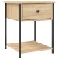 vidaXL Nachttisch Sonoma-Eiche 44x45x58 cm Holzwerkstoff vidaXL Nachttisch Sonoma-Eiche 44x45x58 cm Holzwerkstoff