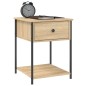 vidaXL Nachttisch Sonoma-Eiche 44x45x58 cm Holzwerkstoff vidaXL Nachttisch Sonoma-Eiche 44x45x58 cm Holzwerkstoff