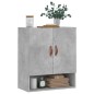 vidaXL Wandschrank Betongrau 60x31x70 cm Holzwerkstoff vidaXL Wandschrank Betongrau 60x31x70 cm Holzwerkstoff