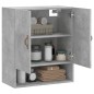 vidaXL Wandschrank Betongrau 60x31x70 cm Holzwerkstoff vidaXL Wandschrank Betongrau 60x31x70 cm Holzwerkstoff