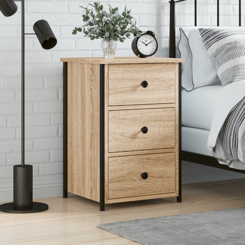 vidaXL Nachttisch Sonoma-Eiche 40x36x60 cm Holzwerkstoff vidaXL Nachttisch Sonoma-Eiche 40x36x60 cm Holzwerkstoff