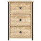 vidaXL Nachttisch Sonoma-Eiche 40x36x60 cm Holzwerkstoff vidaXL Nachttisch Sonoma-Eiche 40x36x60 cm Holzwerkstoff