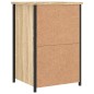 vidaXL Nachttisch Sonoma-Eiche 40x36x60 cm Holzwerkstoff vidaXL Nachttisch Sonoma-Eiche 40x36x60 cm Holzwerkstoff