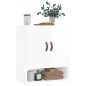 vidaXL Wandschrank Hochglanz-Weiß 60x31x70 cm Holzwerkstoff vidaXL Wandschrank Hochglanz-Weiß 60x31x70 cm Holzwerkstoff