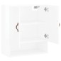 vidaXL Wandschrank Hochglanz-Weiß 60x31x70 cm Holzwerkstoff vidaXL Wandschrank Hochglanz-Weiß 60x31x70 cm Holzwerkstoff