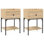 vidaXL Nachttische 2 Stk. Sonoma-Eiche 40,5x31x60 cm Holzwerkstoff vidaXL Nachttische 2 Stk. Sonoma-Eiche 40,5x31x60 cm Holzwerkstoff