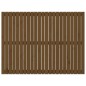 vidaXL Wand-Kopfteil Honigbraun 146,5x3x110 cm Massivholz Kiefer