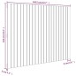 vidaXL Wand-Kopfteil Honigbraun 146,5x3x110 cm Massivholz Kiefer