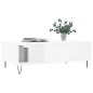 vidaXL Couchtisch Weiß 104x60x35 cm Holzwerkstoff vidaXL Couchtisch Weiß 104x60x35 cm Holzwerkstoff