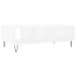 vidaXL Couchtisch Weiß 104x60x35 cm Holzwerkstoff vidaXL Couchtisch Weiß 104x60x35 cm Holzwerkstoff