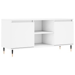 vidaXL TV-Schrank Weiß 104x35x50 cm Holzwerkstoff