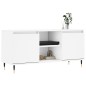 vidaXL TV-Schrank Weiß 104x35x50 cm Holzwerkstoff vidaXL TV-Schrank Weiß 104x35x50 cm Holzwerkstoff