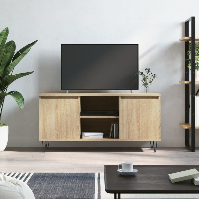 vidaXL TV-Schrank Sonoma-Eiche 104x35x50 cm Holzwerkstoff vidaXL TV-Schrank Sonoma-Eiche 104x35x50 cm Holzwerkstoff