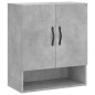 vidaXL Wandschrank Betongrau 60x31x70 cm Holzwerkstoff vidaXL Wandschrank Betongrau 60x31x70 cm Holzwerkstoff