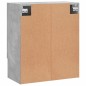 vidaXL Wandschrank Betongrau 60x31x70 cm Holzwerkstoff vidaXL Wandschrank Betongrau 60x31x70 cm Holzwerkstoff