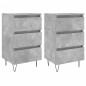 vidaXL Nachttische 2 Stk. Betongrau 40x35x69 cm Holzwerkstoff vidaXL Nachttische 2 Stk. Betongrau 40x35x69 cm Holzwerkstoff