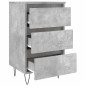 vidaXL Nachttische 2 Stk. Betongrau 40x35x69 cm Holzwerkstoff vidaXL Nachttische 2 Stk. Betongrau 40x35x69 cm Holzwerkstoff