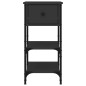 vidaXL Nachttisch Schwarz 34x36x70 cm Holzwerkstoff vidaXL Nachttisch Schwarz 34x36x70 cm Holzwerkstoff