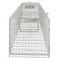 Lebendfalle 64,5x25x26,5 cm Verzinktes Eisen Lebendfalle 64,5x25x26,5 cm Verzinktes Eisen