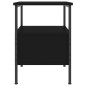 vidaXL Nachttisch Schwarz 34x36x50 cm Holzwerkstoff vidaXL Nachttisch Schwarz 34x36x50 cm Holzwerkstoff