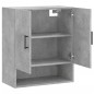 vidaXL Wandschrank Betongrau 60x31x70 cm Holzwerkstoff vidaXL Wandschrank Betongrau 60x31x70 cm Holzwerkstoff