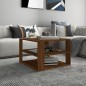 vidaXL Couchtisch Braun Eichen-Optik 60x60x40 cm Holzwerkstoff vidaXL Couchtisch Braun Eichen-Optik 60x60x40 cm Holzwerkstoff