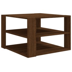 vidaXL Couchtisch Braun Eichen-Optik 60x60x40 cm Holzwerkstoff