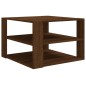 vidaXL Couchtisch Braun Eichen-Optik 60x60x40 cm Holzwerkstoff vidaXL Couchtisch Braun Eichen-Optik 60x60x40 cm Holzwerkstoff
