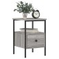 vidaXL Nachttische 2 Stk. Grau Sonoma 34x36x50 cm Holzwerkstoff vidaXL Nachttische 2 Stk. Grau Sonoma 34x36x50 cm Holzwerkstoff