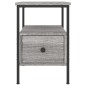 vidaXL Nachttische 2 Stk. Grau Sonoma 34x36x50 cm Holzwerkstoff vidaXL Nachttische 2 Stk. Grau Sonoma 34x36x50 cm Holzwerkstoff