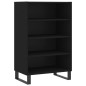 vidaXL Highboard Schwarz 57x35x90 cm Holzwerkstoff vidaXL Highboard Schwarz 57x35x90 cm Holzwerkstoff